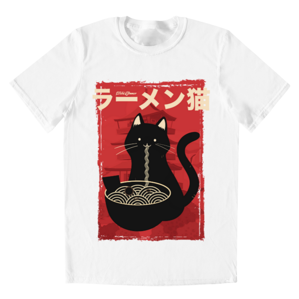 PLAYERA HOMBRE LITCHI RAMEN CAT