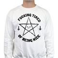 SUDADERA OKAMI FUCKING TIRED OF BEING NICE