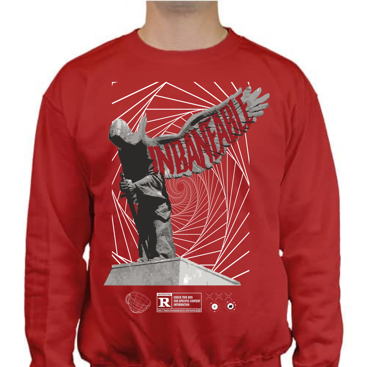 SUDADERA "RED INBANEABLE" DELTA FORCE